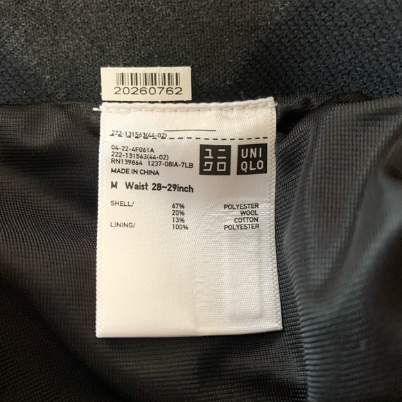 Uniqlo Wool Blend Houndstooth Skirt - Picture 5 of 6